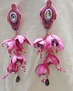 kolczyki soutache Kolczyki długie "Fuksja"