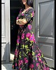 sukienki maxi damskie Sukienka Fiorentina  ORANGE WAVES