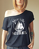 t-shirt damskie Take me to the mountains Czarny Oversize
