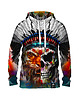 bluzy męskie Męska Bluza z kapturem Indian Tiger