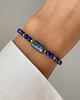 bransoletki z kamieni naturalnych Bransoletka na nici z  lapis lazuli - mądrość, komunikacja