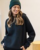 czapki damskie Czapka Gentle Cashmere Zielony Ciemny