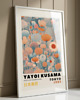grafiki i ilustracje PLAKAT dekoracyjny pastelowe kwiaty Yayoi Kusama,  poster