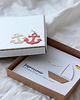 kartki scrapbooking Zaproszenie z żaglówką. W pudełku