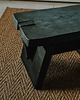 stołki Czarny Stołek - Taboret 35x20x22 Woodwasp
