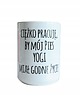 kubki Ciężko pracuje by mój pies .., personalizacja