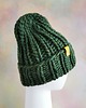 czapki damskie Wełniana czapka zimowa peruvian WOOLY zielona