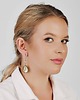 kolczyki szklane Kolczyki w odcieniu perłowego piasku Ayliz e38/21