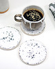 podkładki do kuchni Ceramiczne podkładki pod kubek - marmur