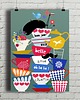 plakaty Bon Jour Cherie - plakat kuchenny art giclee