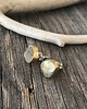 kolczyki wire wrapping Labradorki