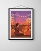 grafiki i ilustracje Plakat Pumpkin Field