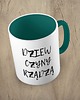 kubki Kolorowy kubek z hasłem DZIEWCZYNY RZĄDZĄ mix kolorów