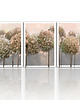 obrazy Obraz na płótnie -HORTENSJE TRYPTYK 50x70cm