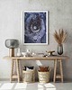 plakaty Plakat Wydruk Sacred Geometry Księżyc Słońce Oko