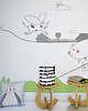 naklejki ścienne do pokoju dziecka Tapeta dziecięca  Mural Farm