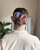 gumki do włosów Flower Scrunchie Purple