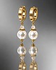 kolczyki pozłacane Kolczyki pozłacane Pearls [white] perły vol. 26