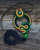 wisiory Etniczny naszyjnik Soutache