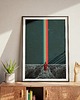 plakaty Plakat motywacyjny - Idź swoją drogą - Kolaż minimalistyczny