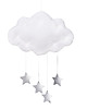 karuzele i girlandy do łóżeczka BIAŁY mobil chmurka Velvet