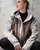bluza z kapturem damska Grey  hypno bluza bomberjacket
