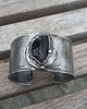 bransoletki wire wrapping Surowy turmalin - bransoletka regulowana