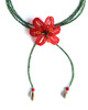chokery Czerwona  Lilia - naszyjnik choker