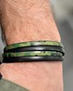biżuteria męska Bransoletka SKÓRZANA MILITARY DUO  STEEL