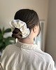 gumki do włosów Scrunchie/frotka Haft angielski