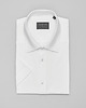 koszule męskie Męska koszula na krótki rękaw canosa 00494 biały classic fit