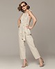 kombinezony damskie Kombinezon lniany Santorini beż