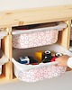 meble do pokoju dziecka Naklejki na pojemniki do przechowywania Trofast Ikea stokrotki