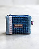 portfele damskie Patchworkowe etui na klucze w pepitkę portfelik handmade