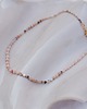 bransoletki z kamieni naturalnych Choker z fasetowanym Opalem Różowym