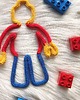 łapacze snów Ludzik LEGO - ozdoba z włóczki do pokoju dziecka