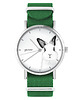 zegarki damskie Zegarek - Królik - zielony, nylonowy