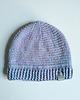 czapki damskie Pastelowa czapka handmade z wełną merino