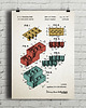 plakaty Klocki - patent - plakat vintage