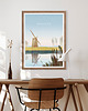 plakaty Podlasie - rozlewiska z wiatrakiem - plakat 50x70 cm