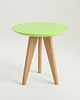 meble - stoły i stoliki - stoliki kawowe Stolik OSLO 50 - zielony, jesion