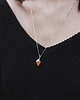 wisiory WAVES amber / silver necklace