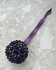 ozdoby choinkowe GLITTER PUFF Crystal Plum zawieszka bombka
