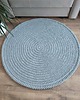 dywany Dywan okrągły ze sznurka bawełnianego szydełkowy 100cm