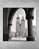 fotografia Plakat Vintage - Kościół Mariacki widziany z Sukiennic