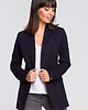 marynarki damskie Żakiet dzianinowy  - granatowy (B-102)