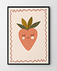 obrazy i plakaty do pokoju dziecięcego Truskawka - plakat dla dzieci pokój dziecka