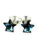 kolczyki swarovski Drobne kolczyki kryształ Swarovski - Nocne gwiazdki