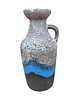 wazony Ceramiczny wazon z uchem, fat lava, Strehla Keramik, Niemcy, lata 70.
