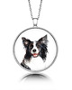 wisiory Medalion okrągły BORDER COLLIE rasowy pies